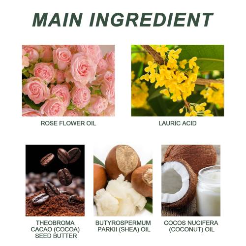 Körperseife mit Rosenduft und Kakaobutter