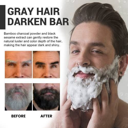Schwarzer Shampoo-Bar