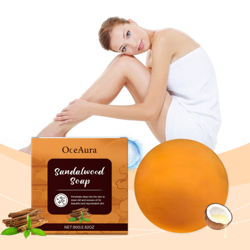 Sandelholz Badeseife mit Olivenöl und Sheabutter