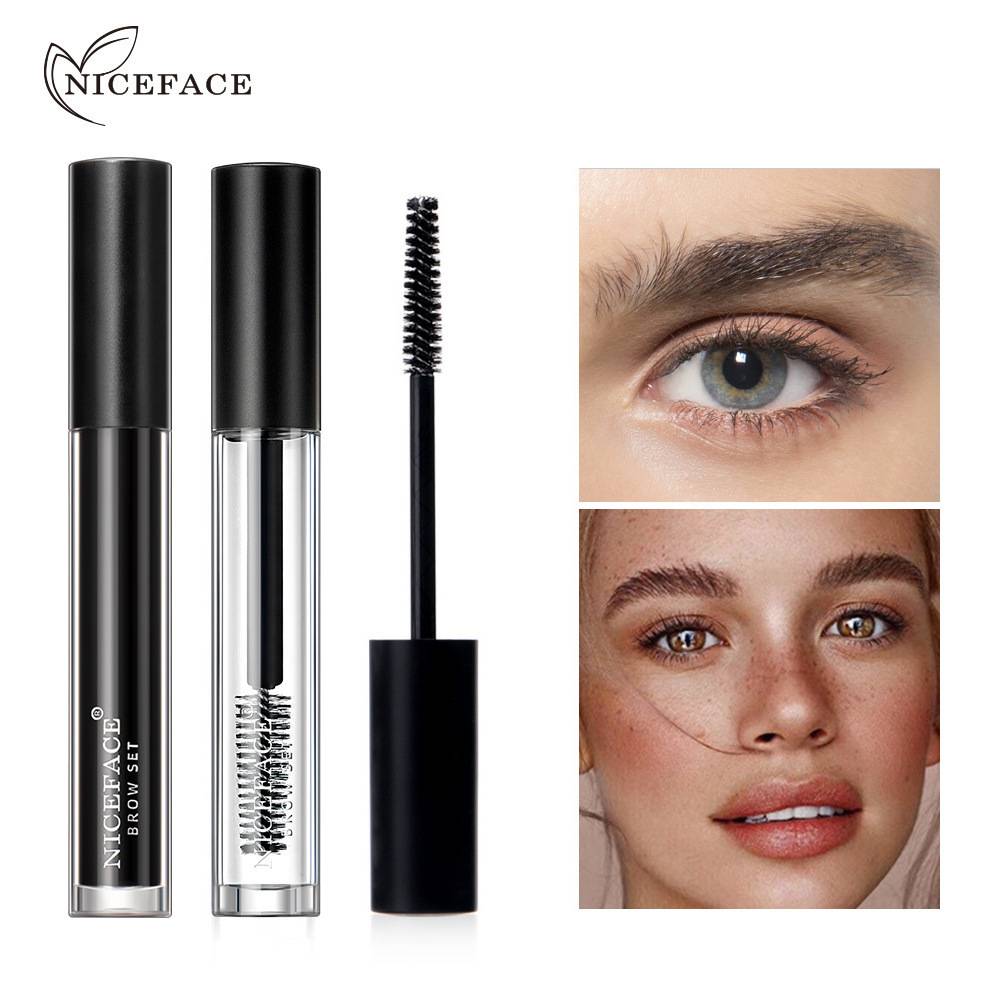 Augenbrauen-Styling-Gel, wasserfest, transparent oder schwarz