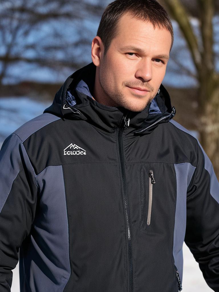 Hochwertige Herren-Outdoorjacke mit Kapuze
