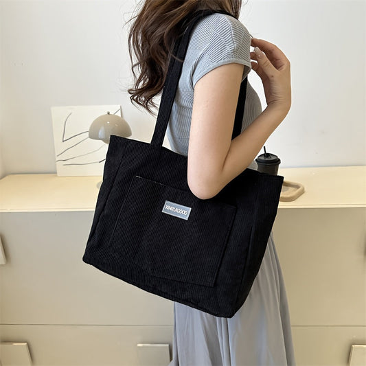 Elegante Damen Cordstoff Tasche | Zwergini-Mode