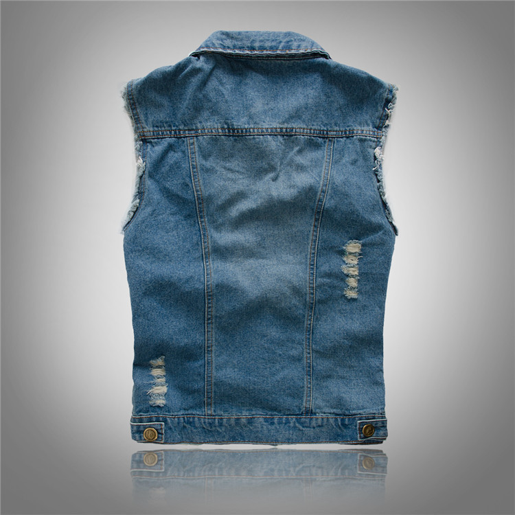 Stylische Denim Weste für Herren