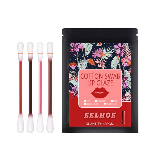 Wattestäbchen-Lipgloss zum Einmalgebrauch