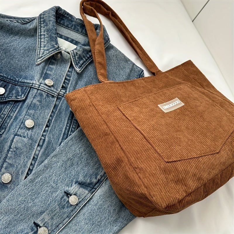 Elegante Damen Cordstoff Tasche | Zwergini-Mode