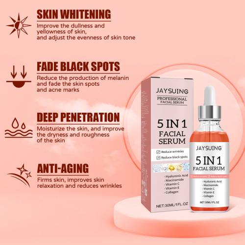 5-in-1 Serum mit Hyaluronsäure, Niacinamid und Vitamin C