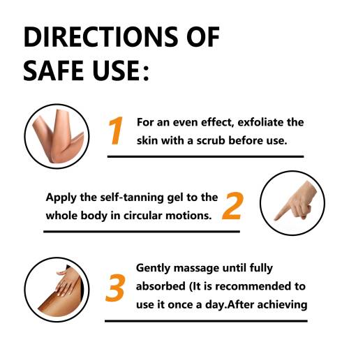 Intensives Bräunungsgel mit Calendula und Karottensamenöl