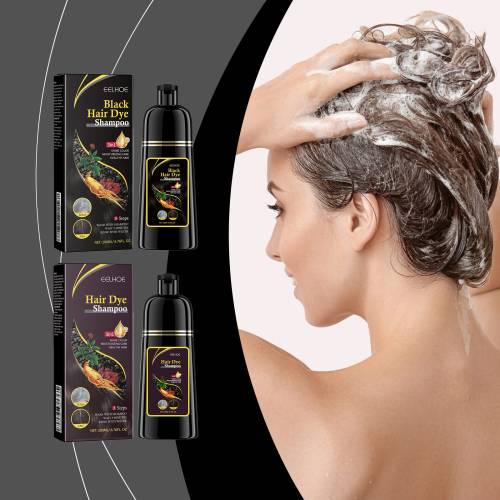 Naturbraunes Kräuter-Farbshampoo