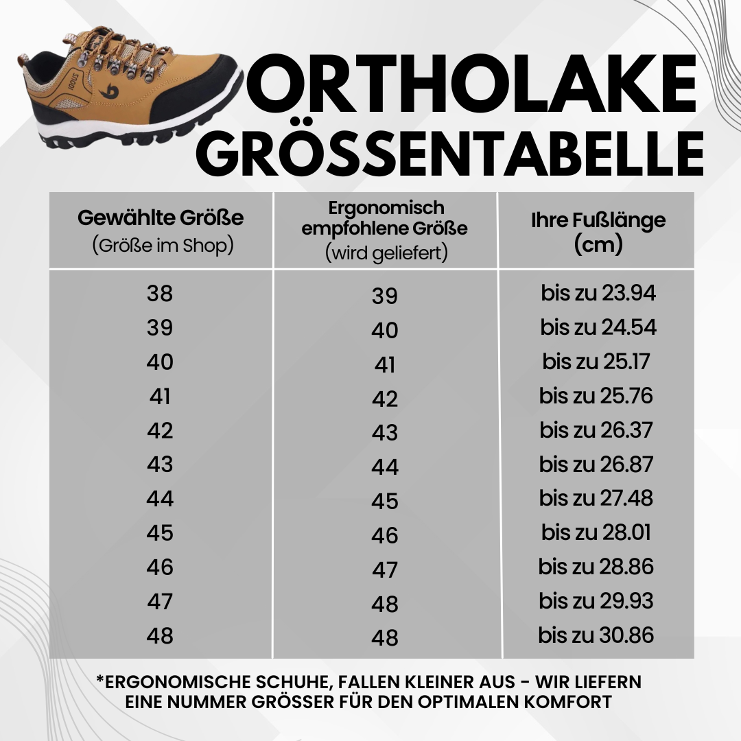 OrthoLake -  ergonomische Schmerzlinderungs-Schuhe - Sonderaktion 1+1 Gratis