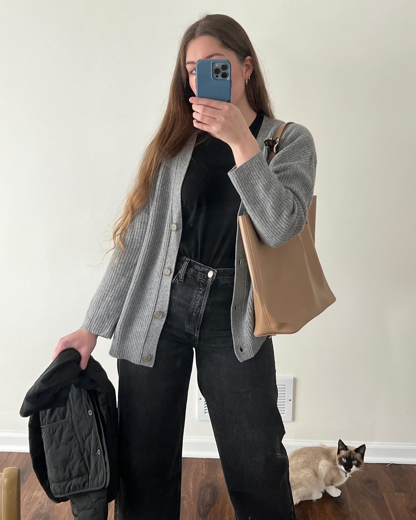 Kokon-Strickjacke