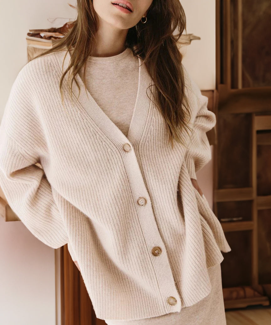 Kokon-Strickjacke