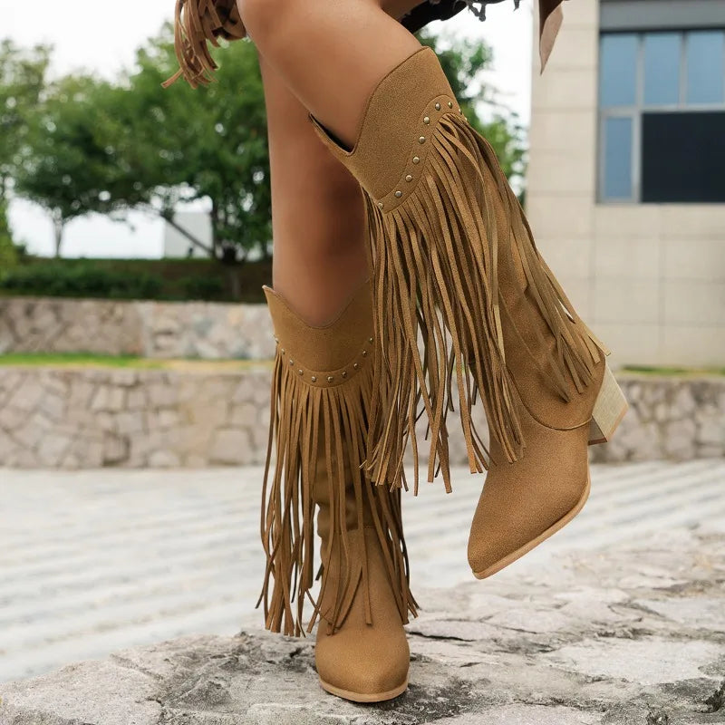 Zwergini-Mode | Elegante Cowboy-Stiefel für Damen