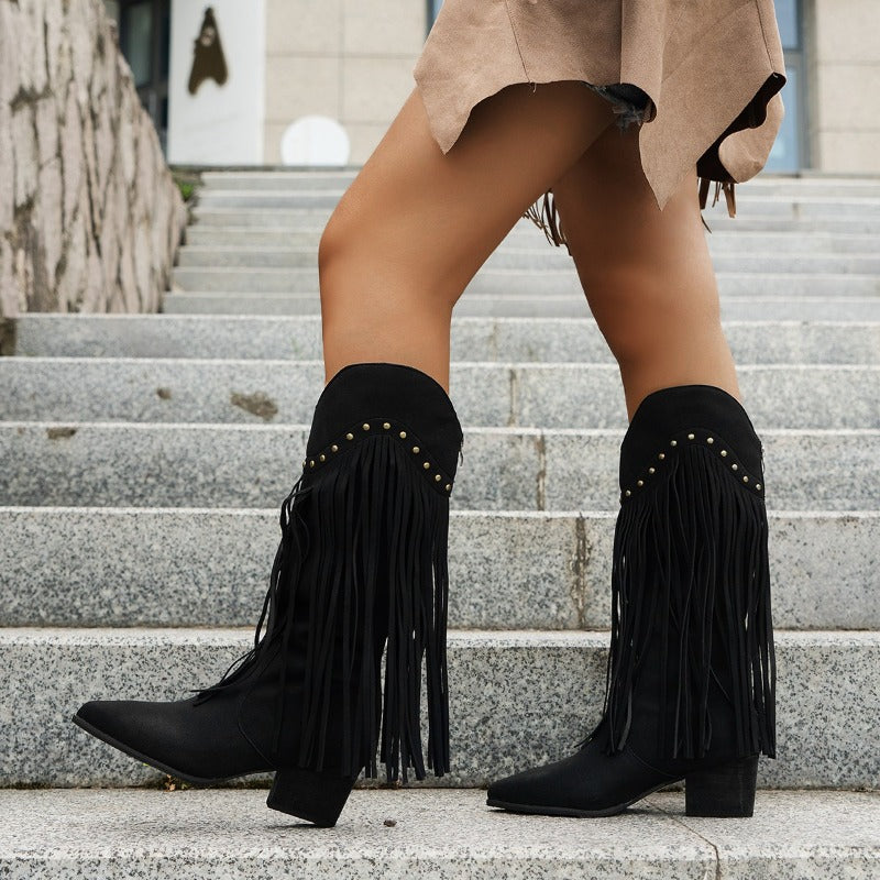 Zwergini-Mode | Elegante Cowboy-Stiefel für Damen