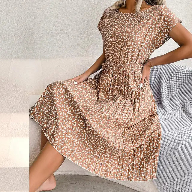 Zwergini-Mode | Elegantes Floral Kleid für Jeden Anlass