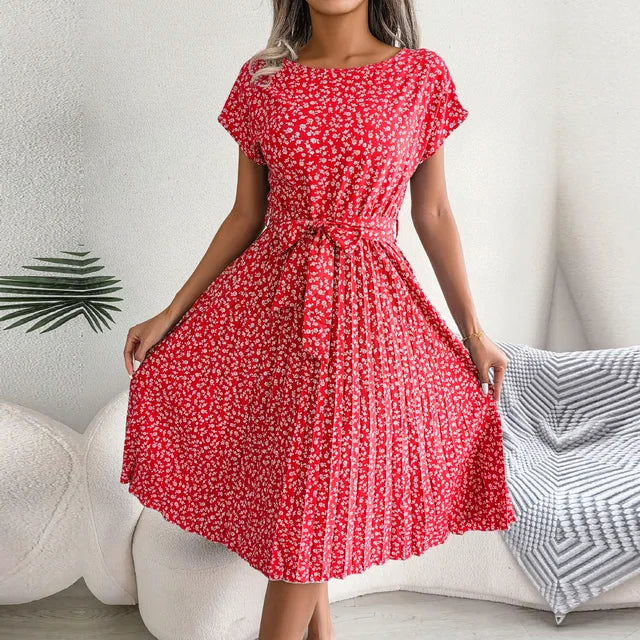Zwergini-Mode | Elegantes Floral Kleid für Jeden Anlass