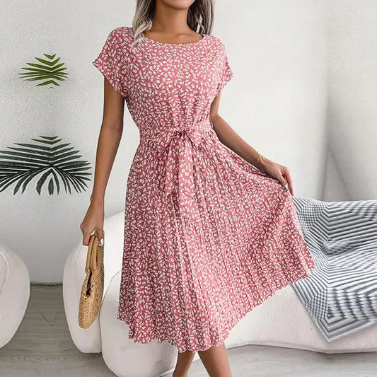 Zwergini-Mode | Elegantes Floral Kleid für Jeden Anlass