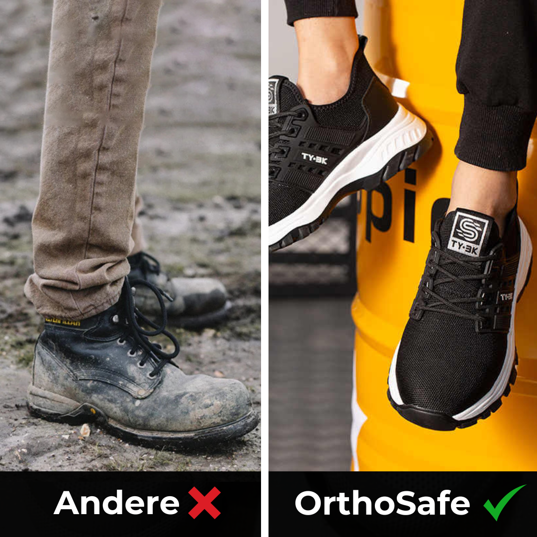 OrthoSafe - ergonomischer und schmerzlindernder Sicherheitsschuh - Zertifiziert nach EN ISO 20345