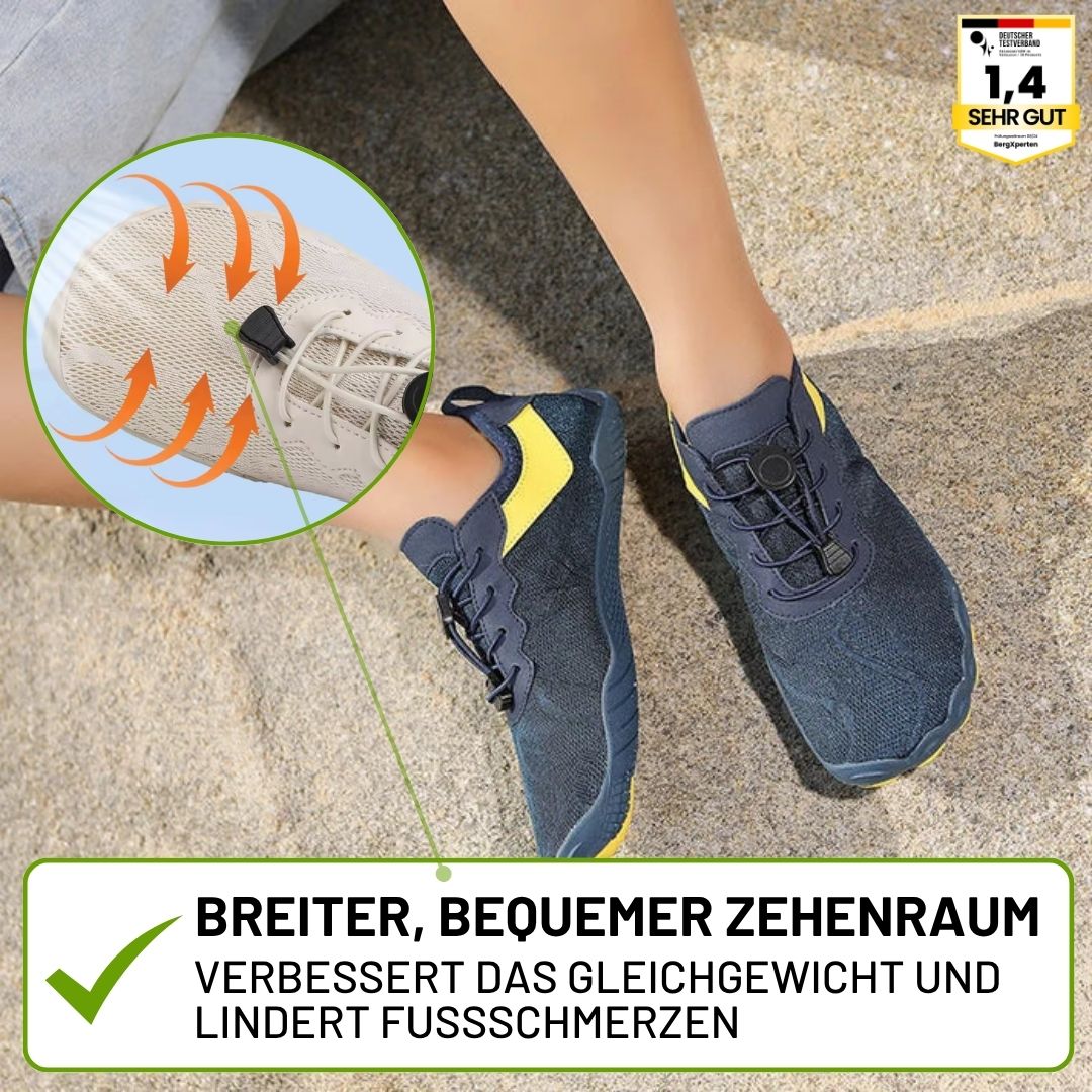 FreeStep  – Gesunde & rutschfeste Barfußschuhe für sicheres, gelenkschonendes Gehen für Senioren