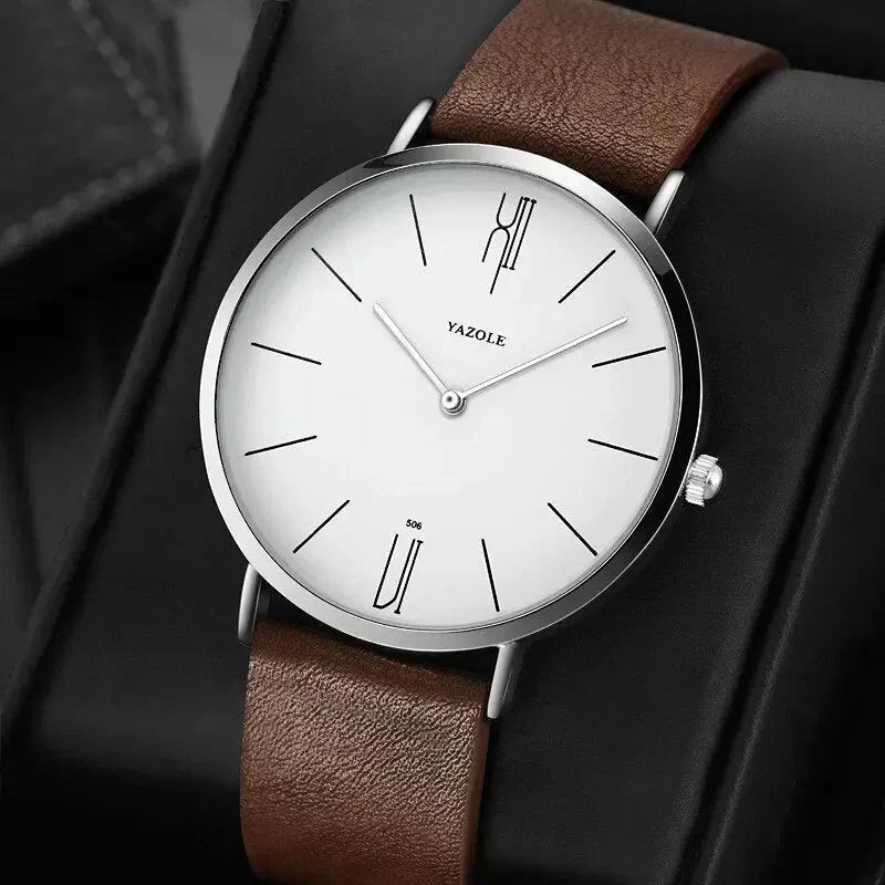 Zwergini-Mode - Herrenarmbanduhr im Antikstil, klassisch und stilvoll