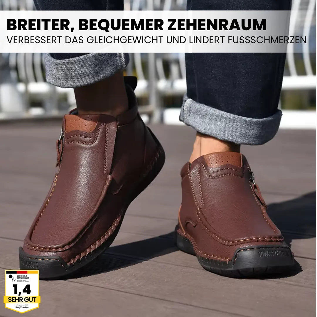 Handgemachte ergonomische Leder-Schuhe