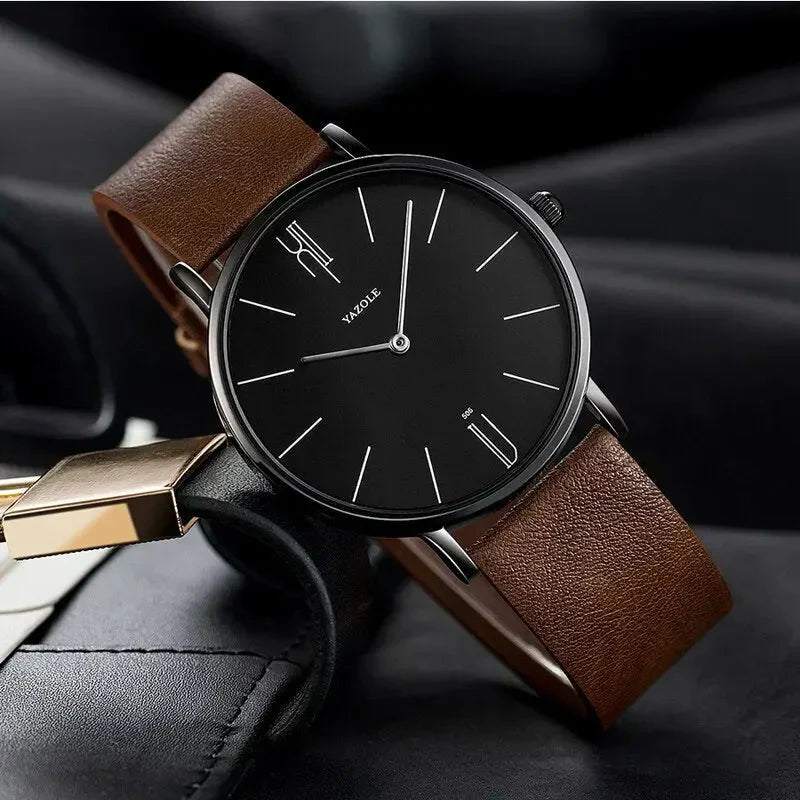 Zwergini-Mode - Herrenarmbanduhr im Antikstil, klassisch und stilvoll