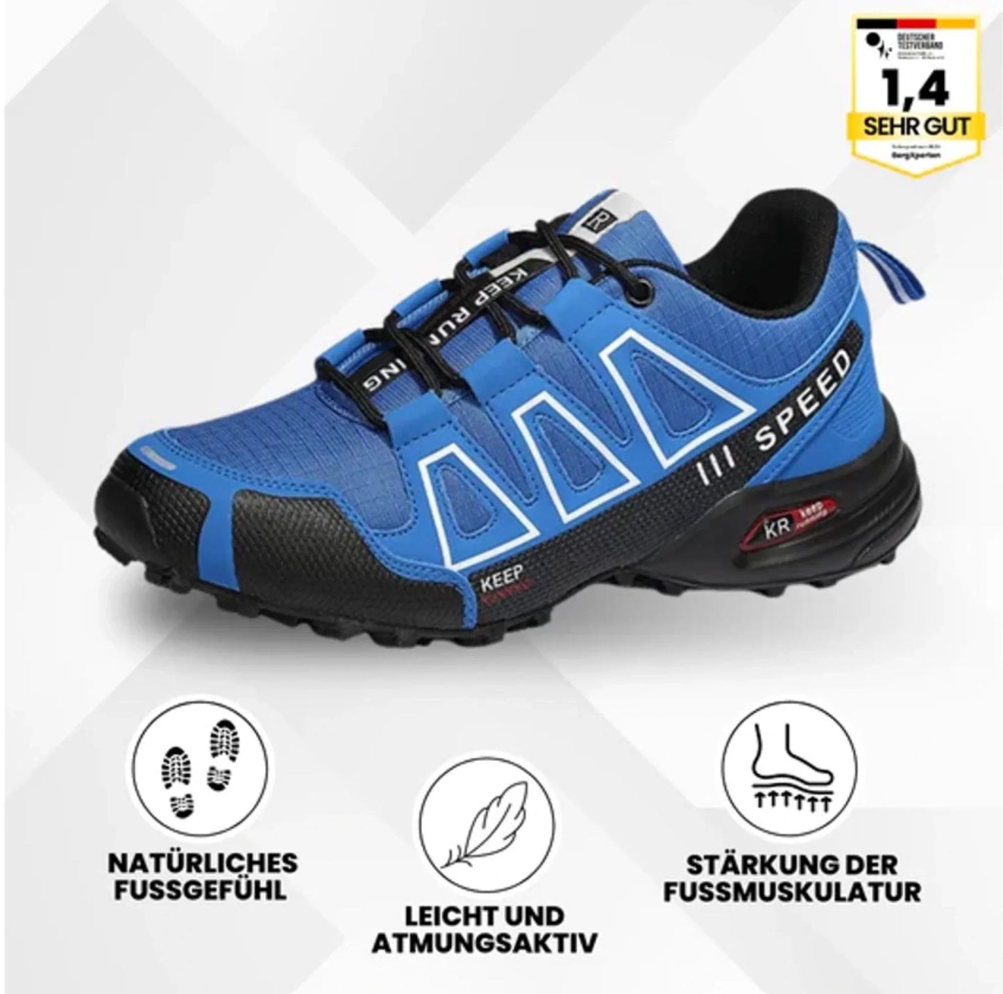 OrthoTrekking – Ergonomische Wanderschuhe für sicheres, gelenkschonendes Gehen für Senioren