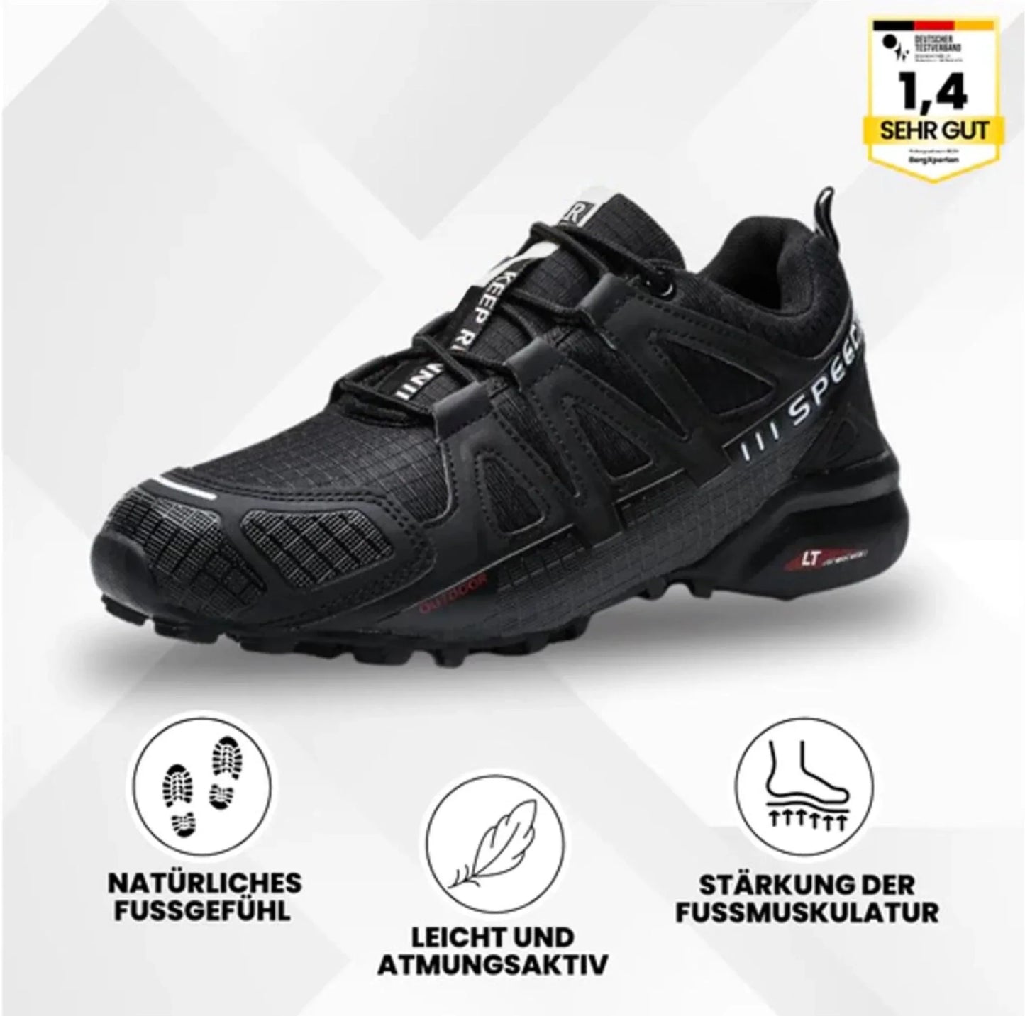 OrthoTrekking - ergonomischer schmerzlindernder Trekking u.- Wanderschuh