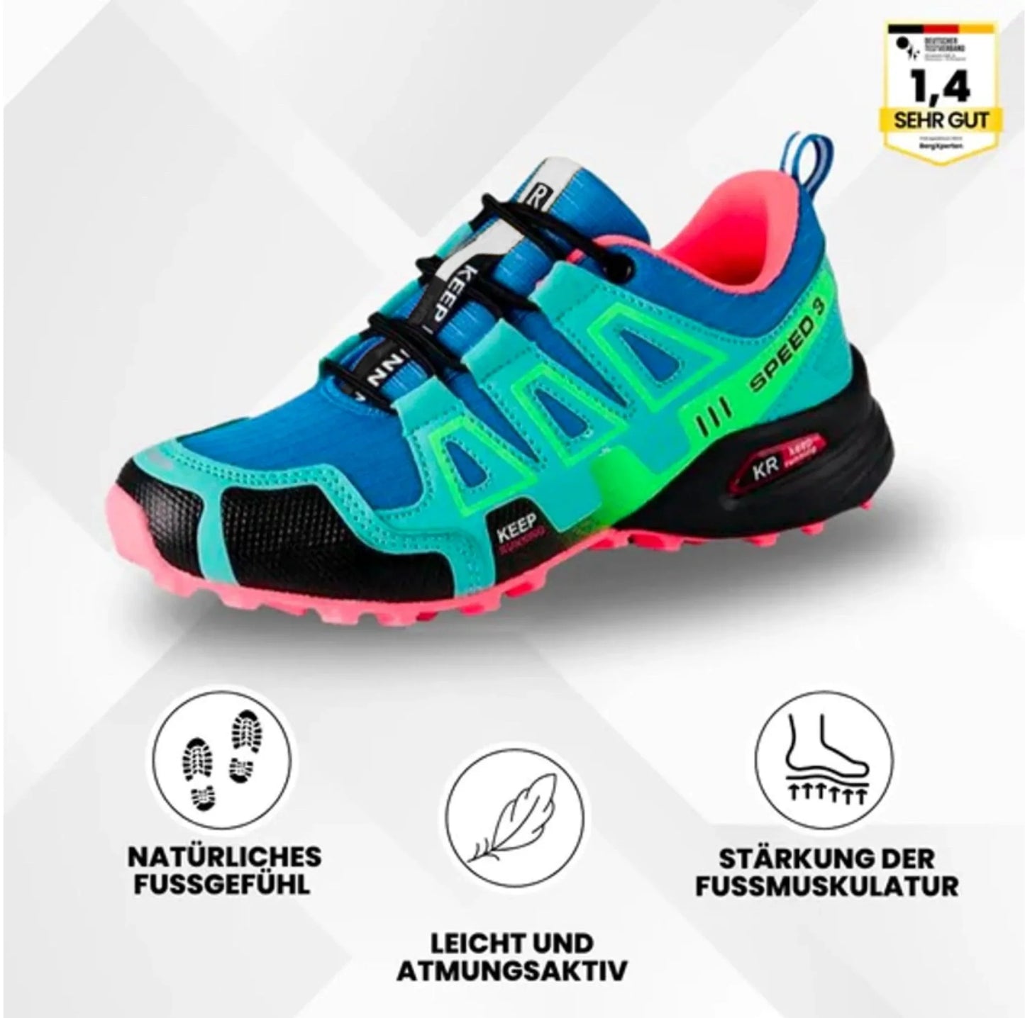 OrthoTrekking Fit – Gesunde Trekking u.-Wanderschuhe für mehr Bewegung & Gewichtsverlust