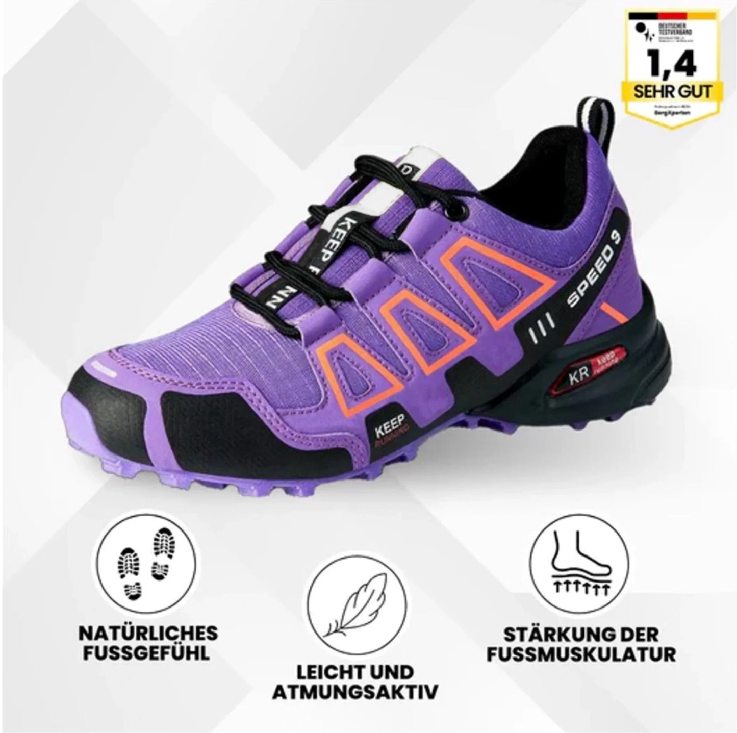 OrthoTrekking Fit – Gesunde Trekking u.-Wanderschuhe für mehr Bewegung & Gewichtsverlust