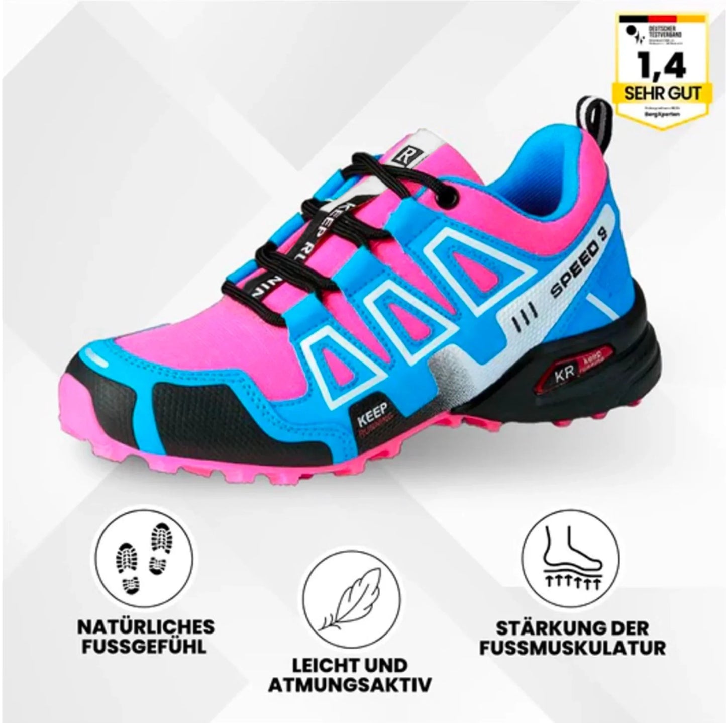 OrthoTrekking – Ergonomische & Gesunde Trekking u.-Wanderschuhe für besseren Schlaf
