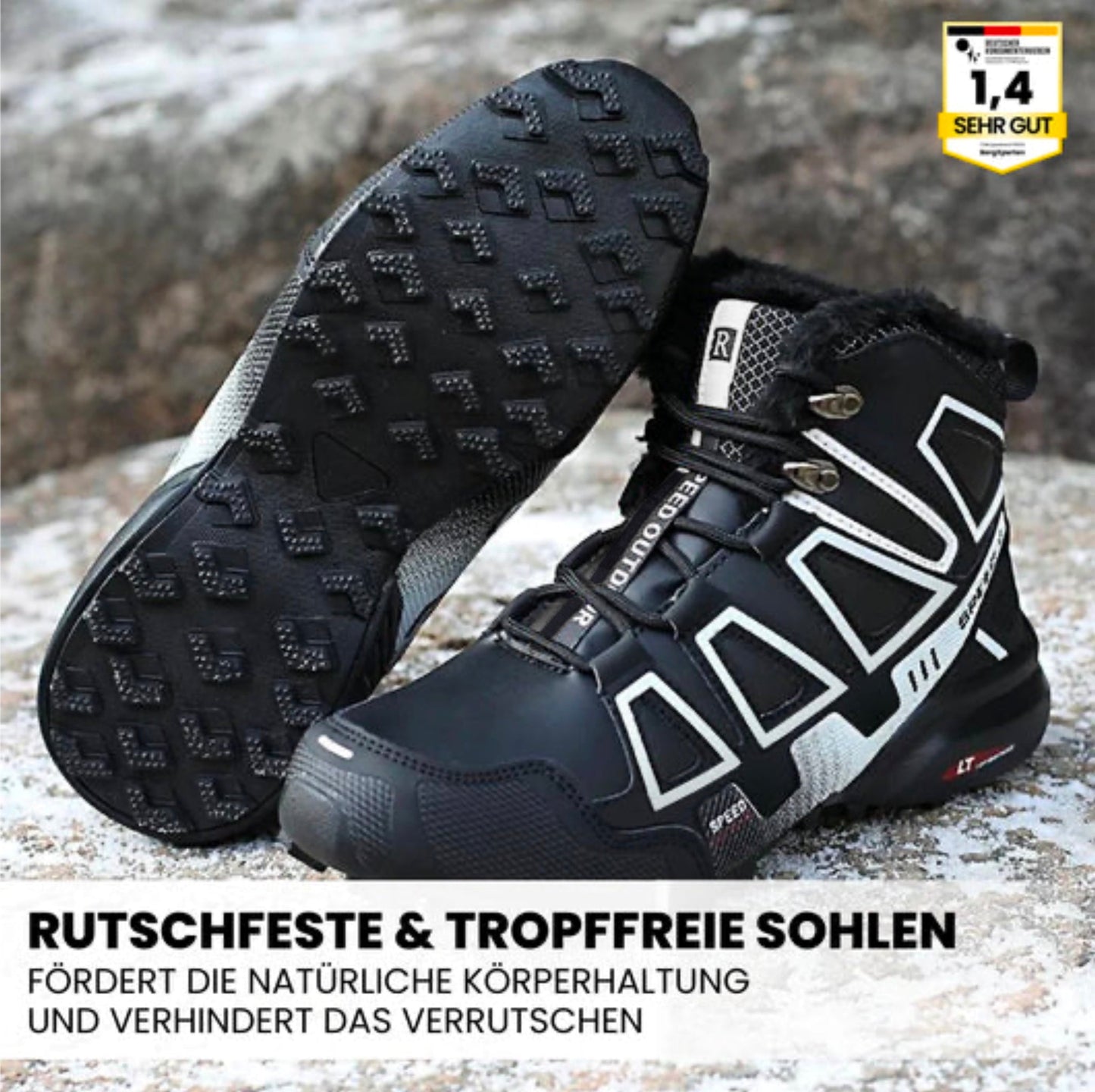 OrthoTrekking Pro - ergonomische schmerzlindernde Trekking u.-Wanderschuhe  - Sonderaktion 1+1 Gratis