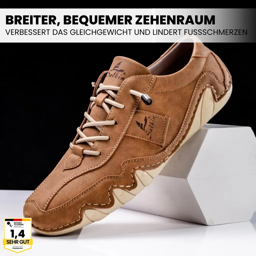 Ibex - ergonomischer, schmerzlindernder & wasserdichter Leder-Barfußschuh für Entlastung bei Rückenschmerzen & Gelenkproblemen