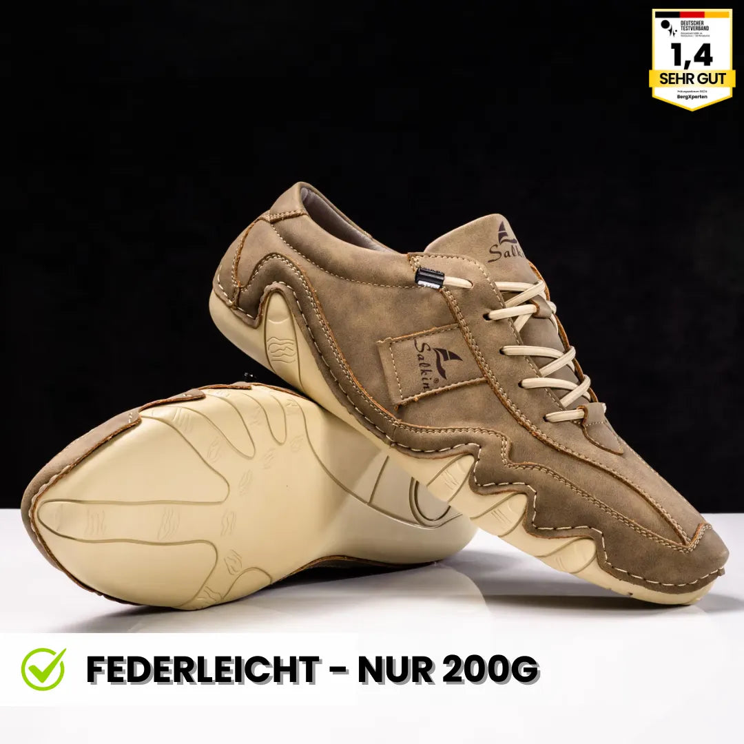 Ibex - ergonomischer, schmerzlindernder & wasserdichter Leder-Barfußschuh für Entlastung bei Rückenschmerzen & Gelenkproblemen