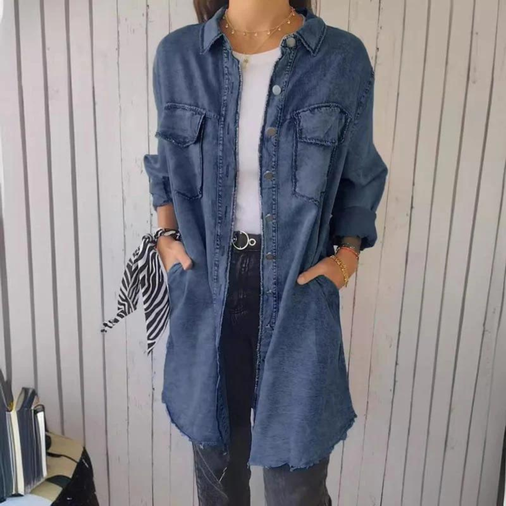 Zwergini-Mode | Bequemer Sommer-Denim-Mantel