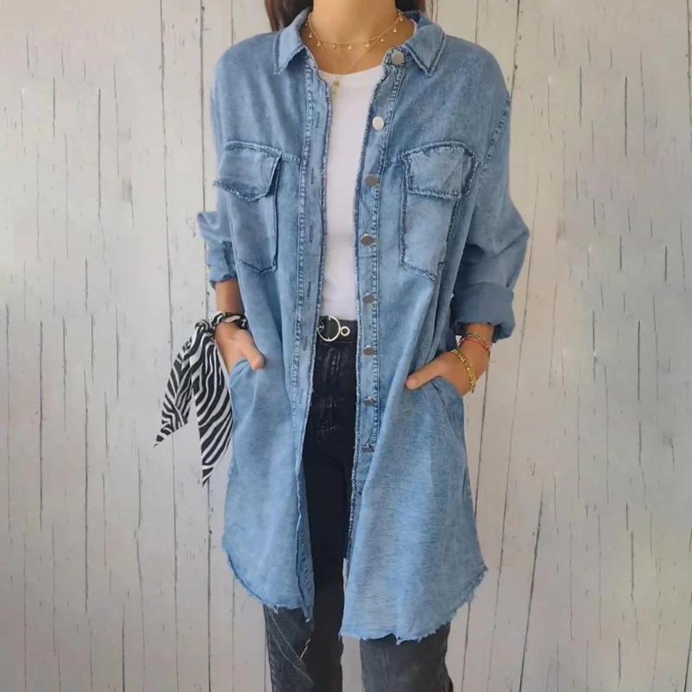 Zwergini-Mode | Bequemer Sommer-Denim-Mantel