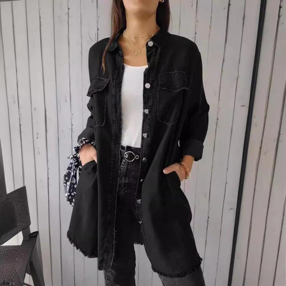 Zwergini-Mode | Bequemer Sommer-Denim-Mantel