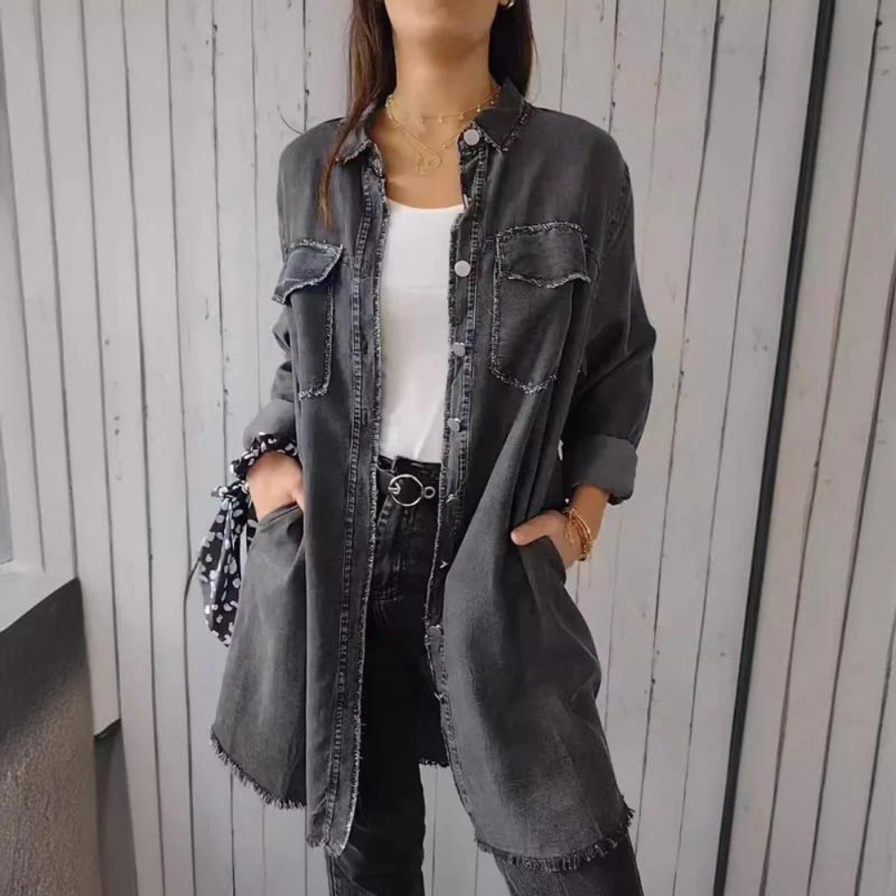 Zwergini-Mode | Bequemer Sommer-Denim-Mantel