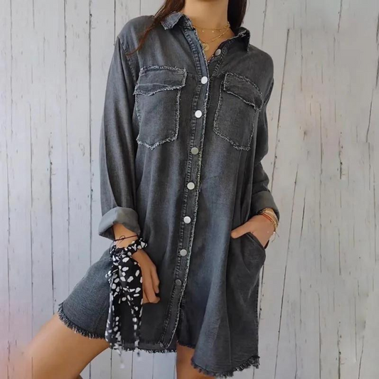 Zwergini-Mode | Bequemer Sommer-Denim-Mantel