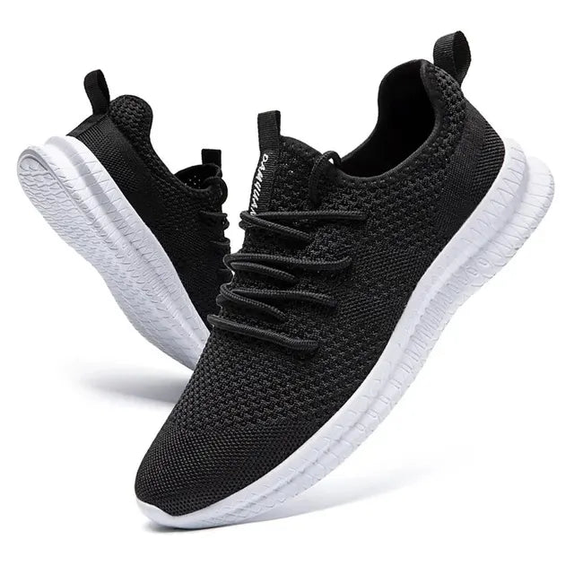 Zwergini-Mode - Orthopädische Schwarze Komfort Sneakers