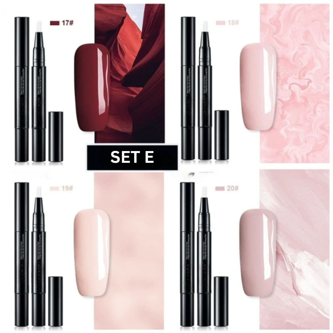 Nagelgel | Präzise Nail Art mit Gel Farbe | Schnell trocknend und langhaltend | NailFlex