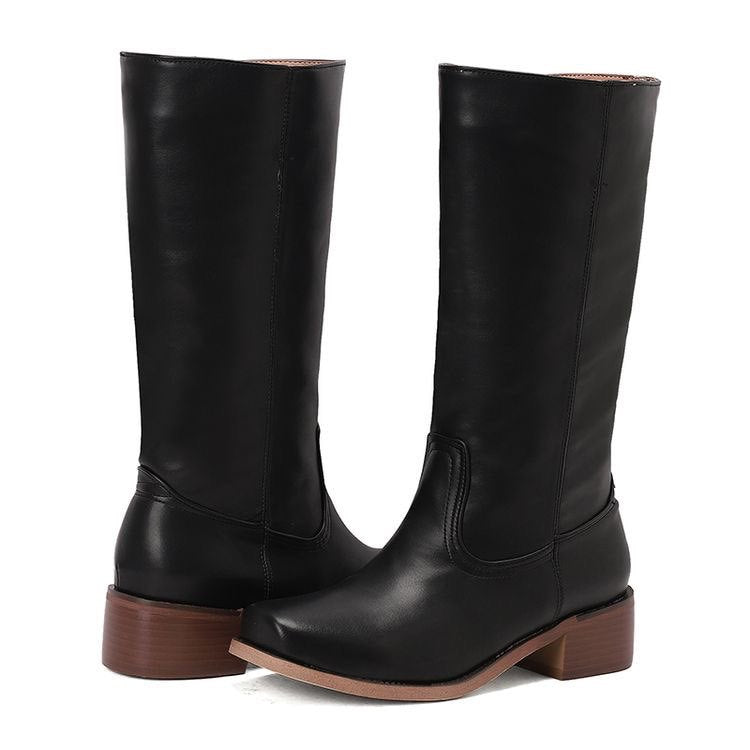 Zwergini-Mode | Damen Plateau Stiefel Bequeme