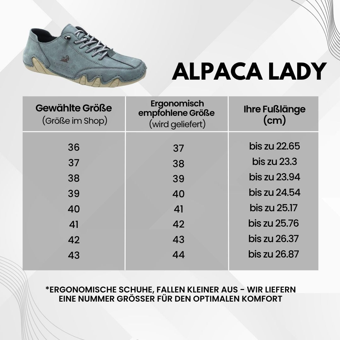Alpaca Lady Barfußschuh