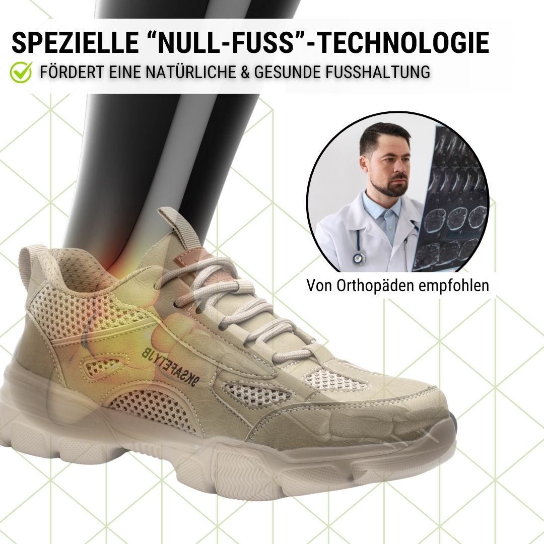 PowerSteel - ergonomischer und schmerzlindernder Sicherheitsschuh - Zertifiziert nach EN ISO 20345