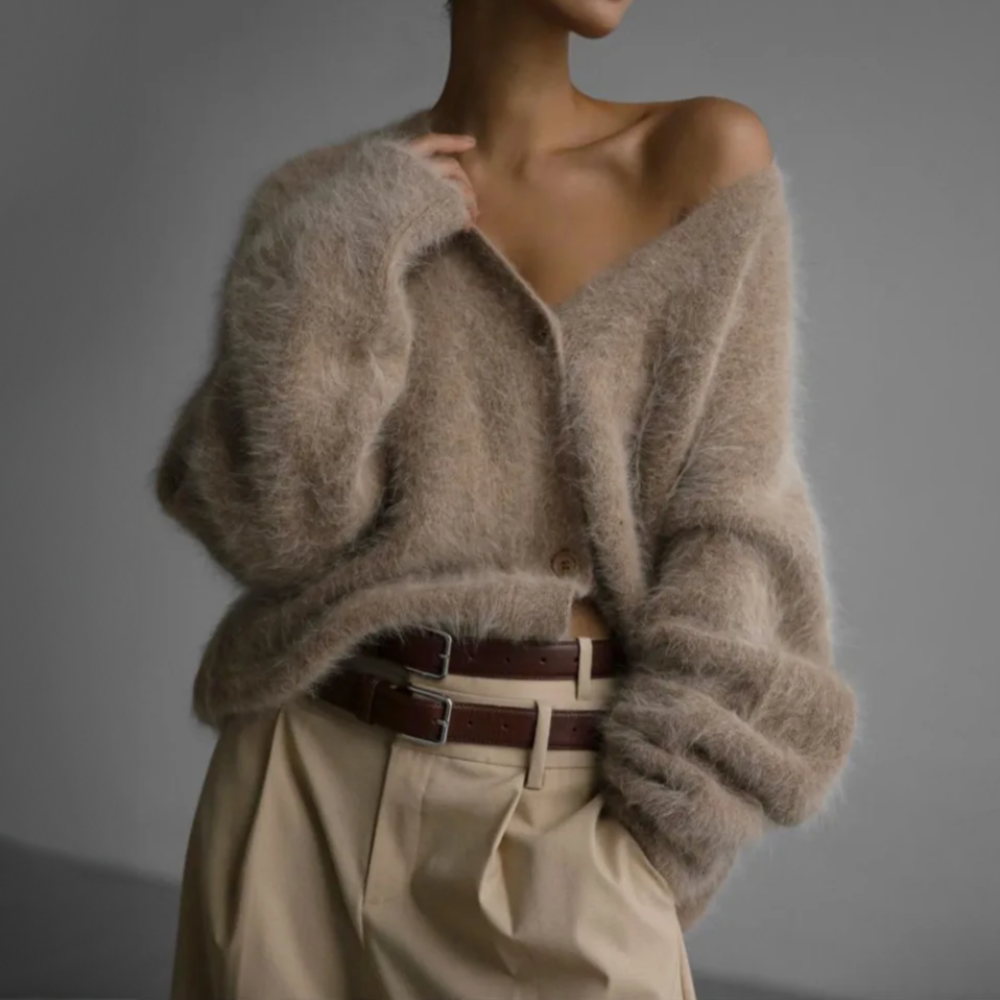 Zwergini-Mode Couture Strickjacke