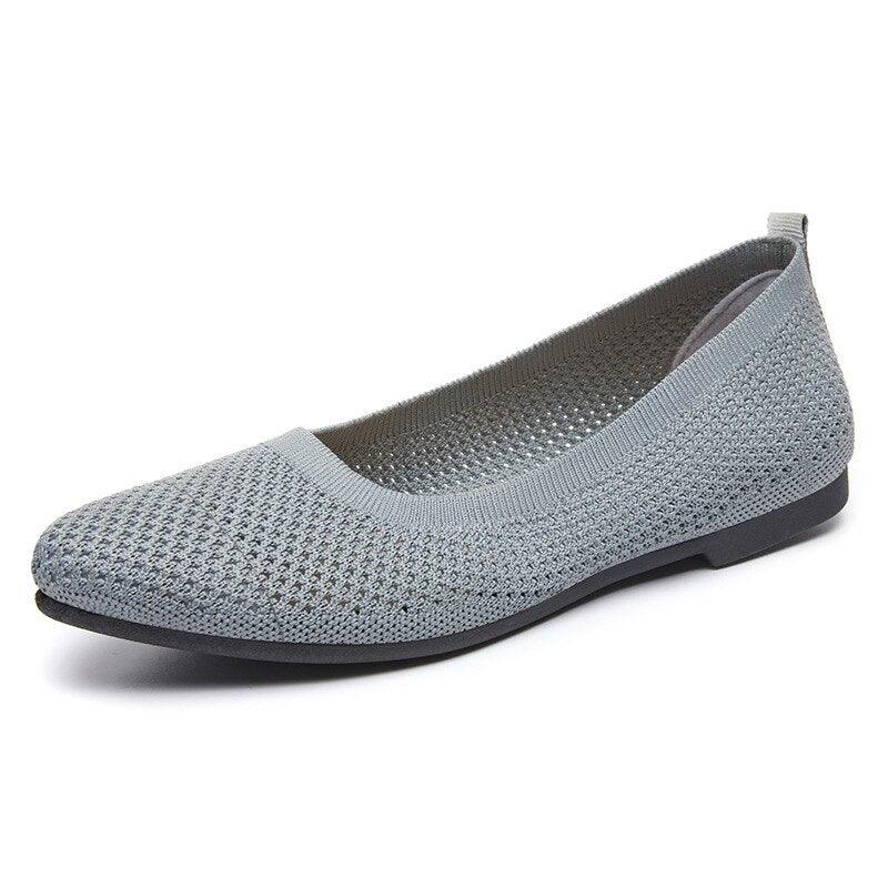 Zwergini-Mode - graue orthopädische ballerinas