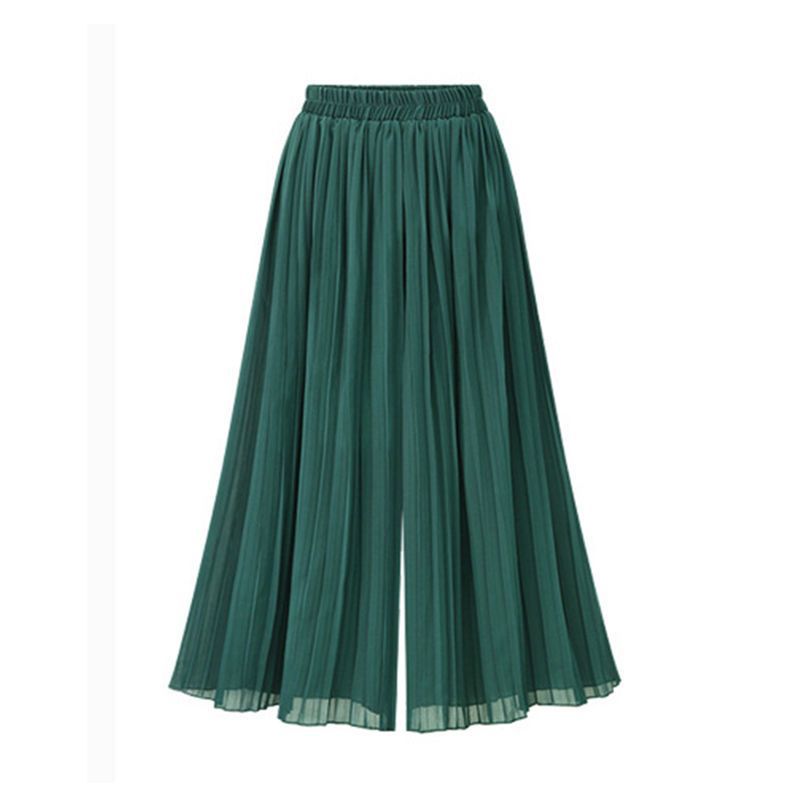 Zwergini-Mode - Damenhose mit weitem Bein und Mesh-Detail