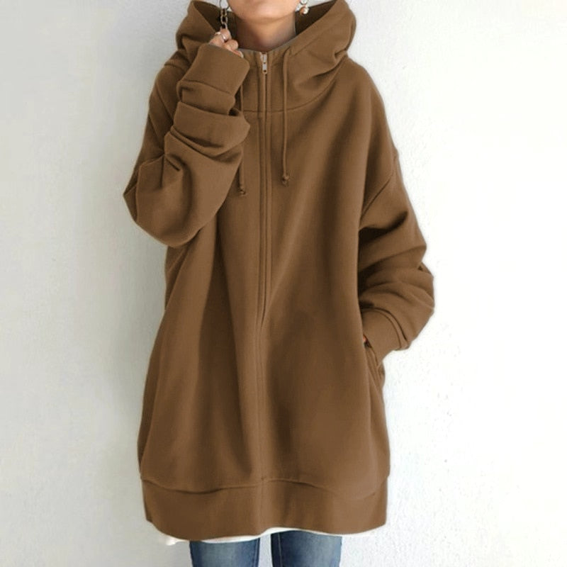 Zwergini-Mode - Lange Herbst Strickjacke