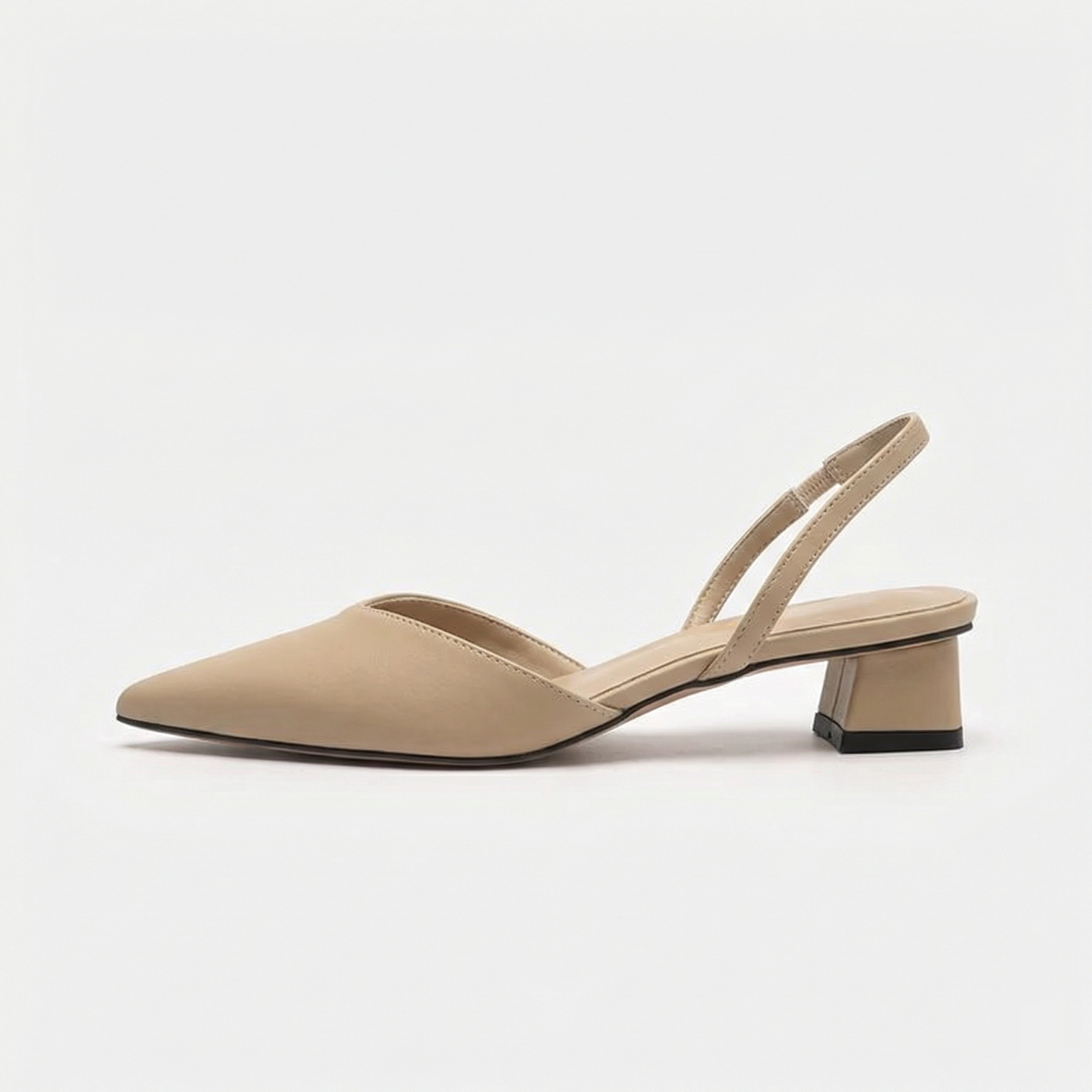 Zwergini-ModeMode Damen Slingback Pumps Spitz Geschlossen mit Absatz