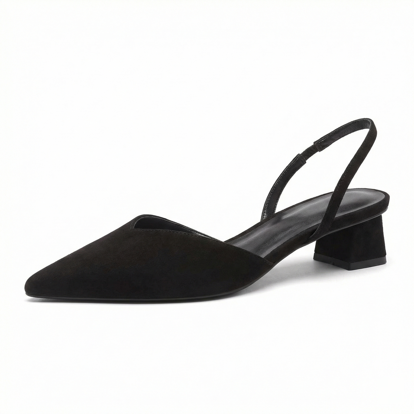 Zwergini-ModeMode Damen Slingback Pumps Spitz Geschlossen mit Absatz