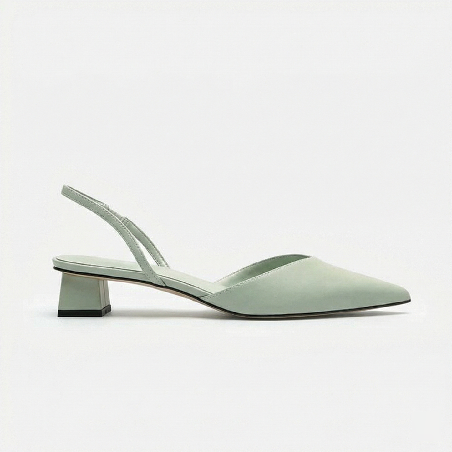 Zwergini-ModeMode Damen Slingback Pumps Spitz Geschlossen mit Absatz